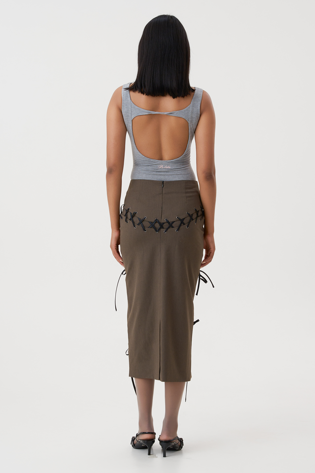 ELA PLUNGE NECK BODYSUIT