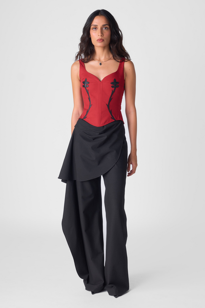 DRAPED TROUSERS