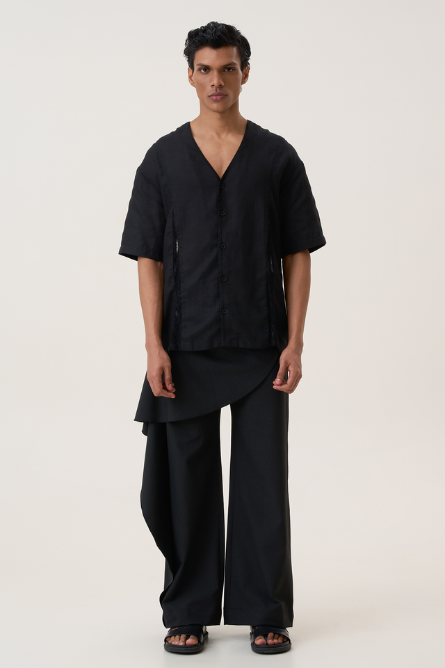 DRAPED TROUSERS