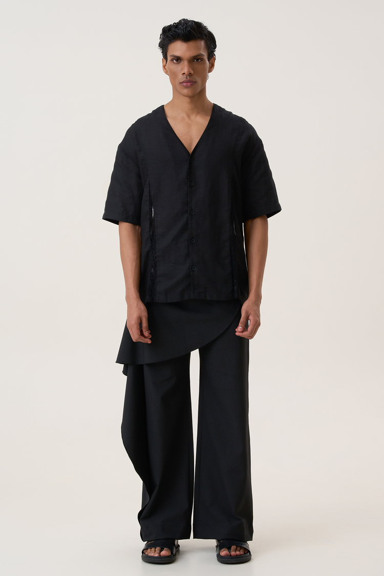 DRAPED TROUSERS