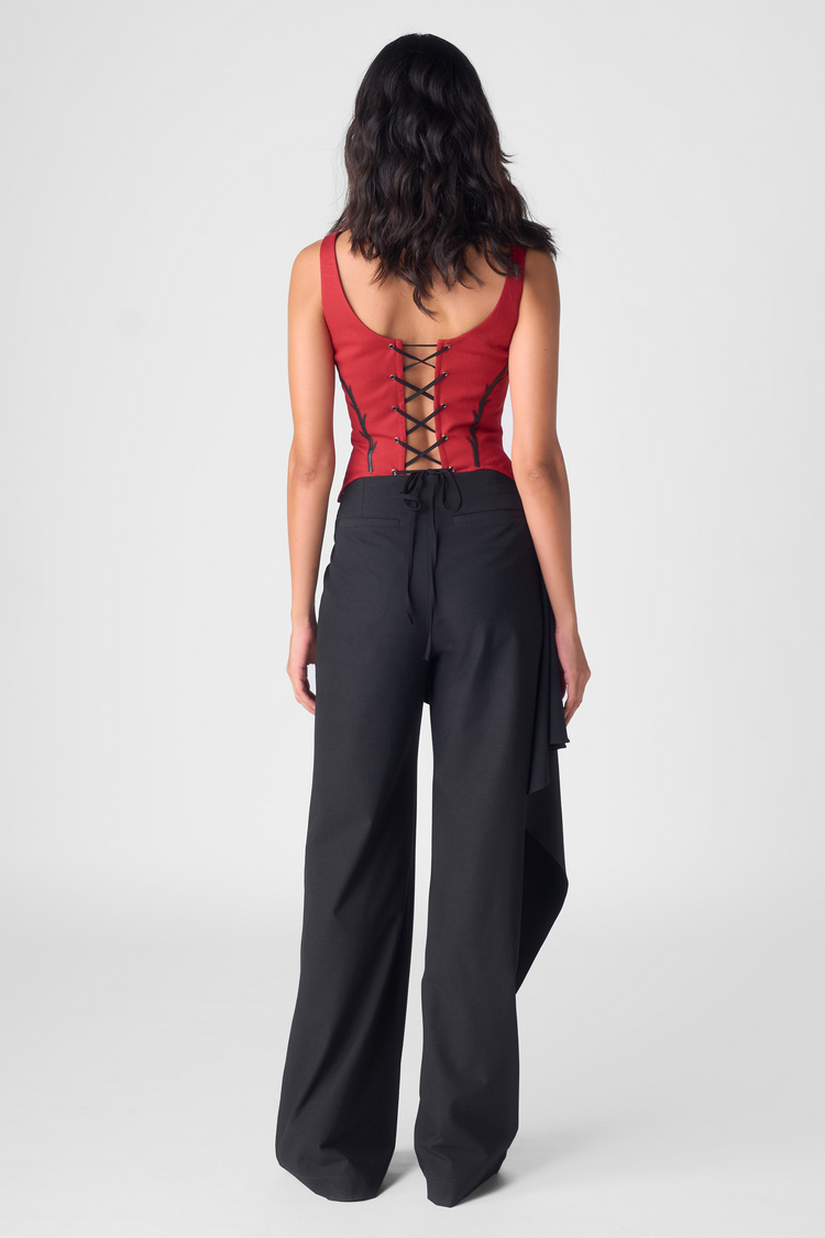 DRAPED TROUSERS