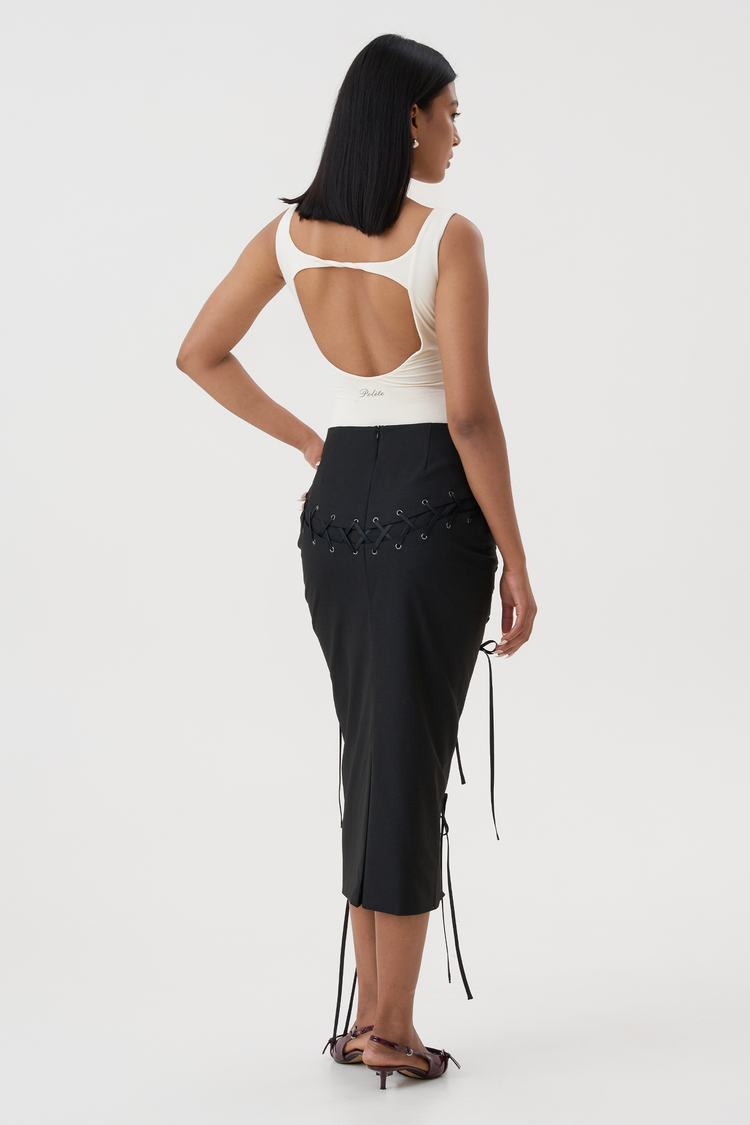 EIRENE EYELET SKIRT