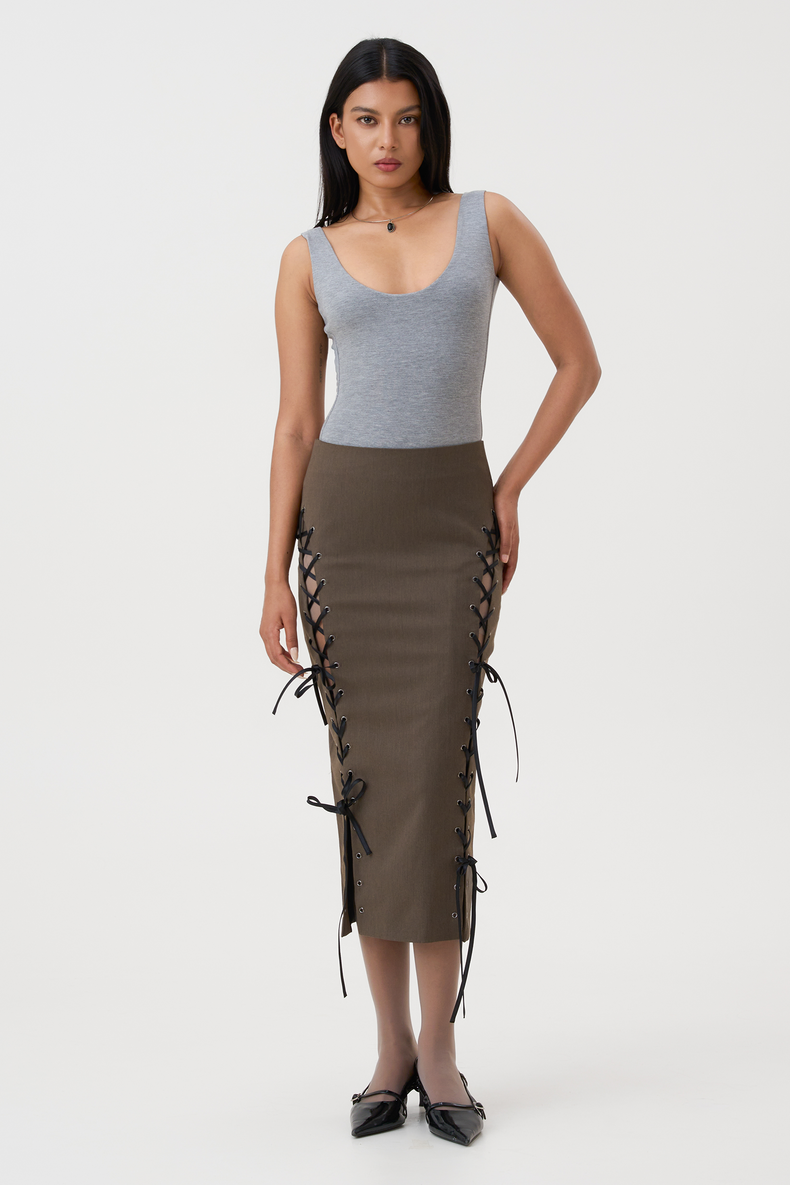 EIRENE EYELET SKIRT