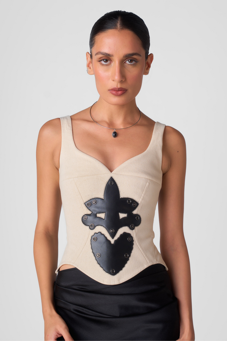 HERA APPLIQUE CORSET