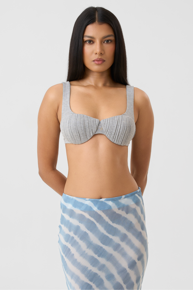 JAYNE RUCHED BRALETTE