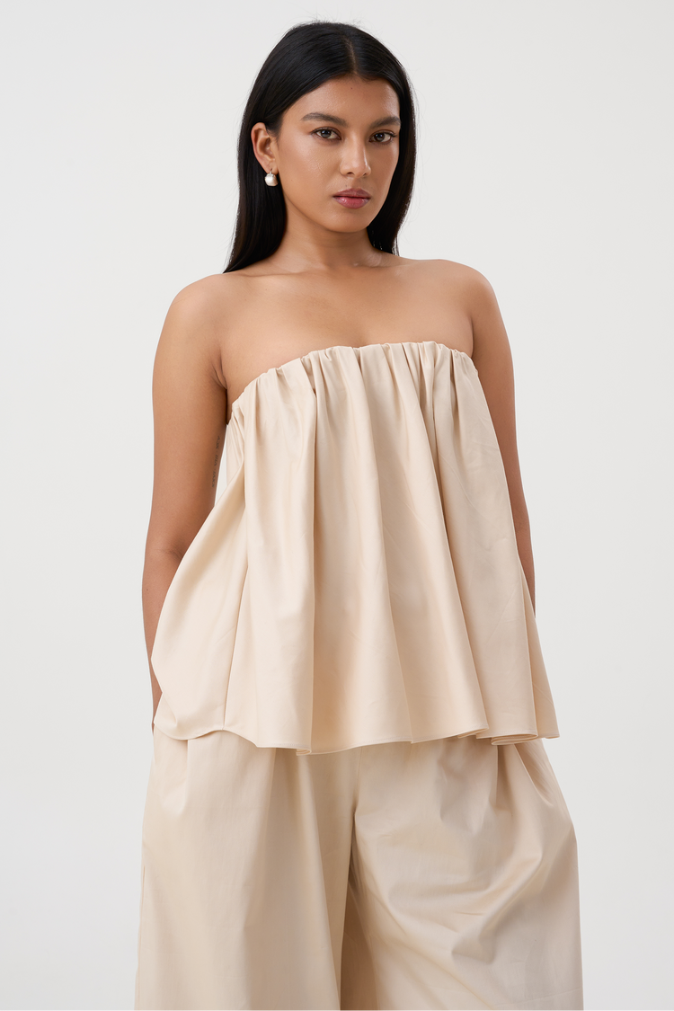 VERA GATHERED TOP