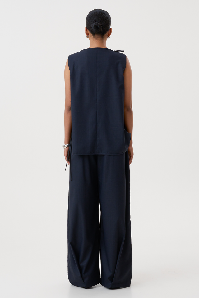 IRA PLEATED TROUSERS