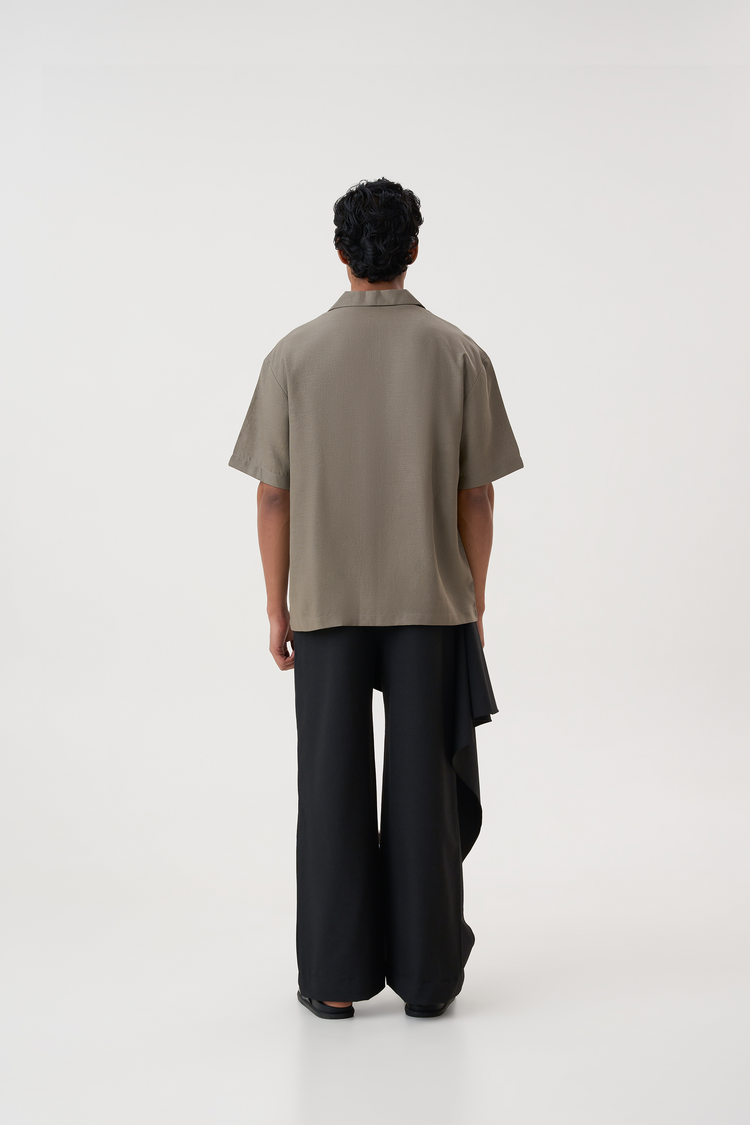 HAND APPLIQUE BOWLING SHIRT