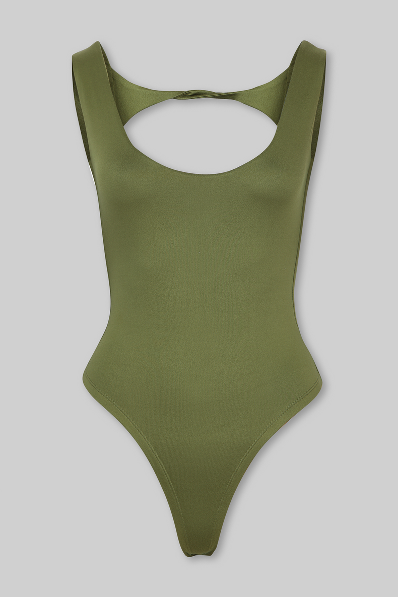 ELA PLUNGE NECK BODYSUIT