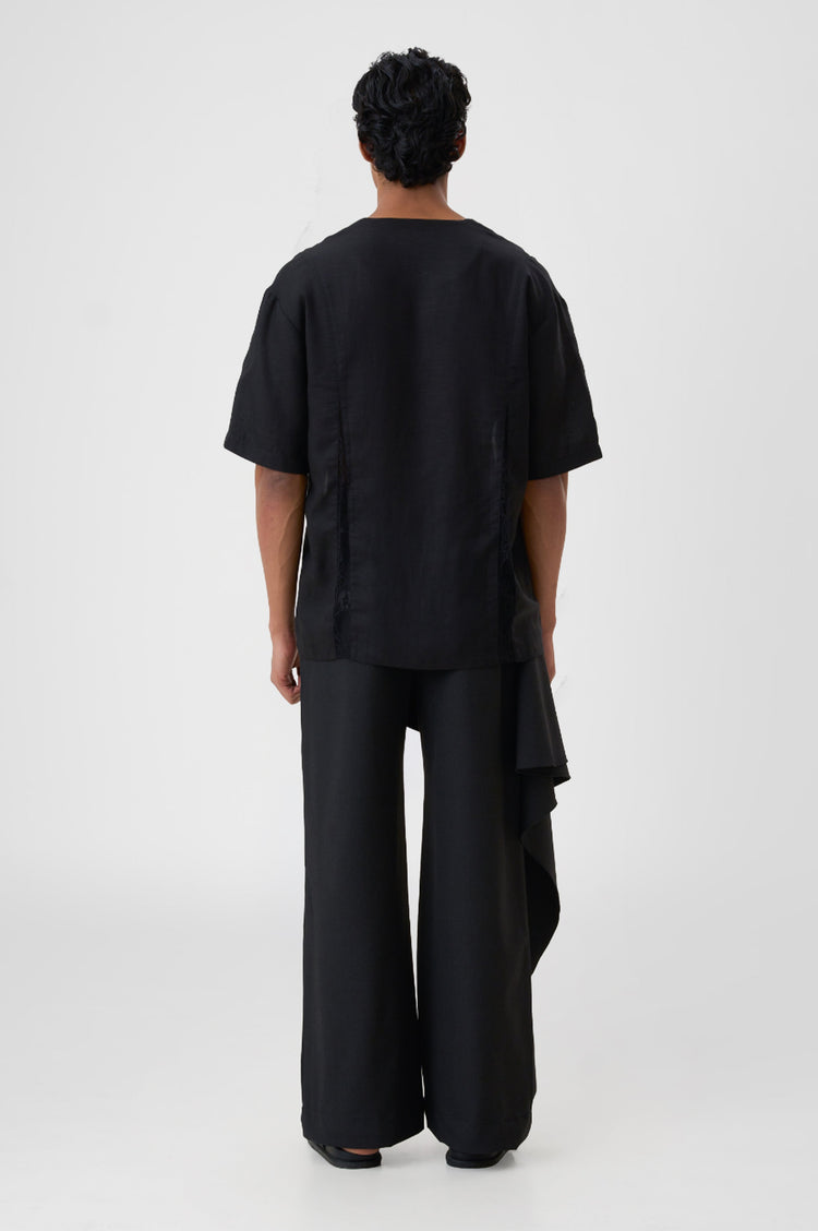 DRAPED TROUSERS
