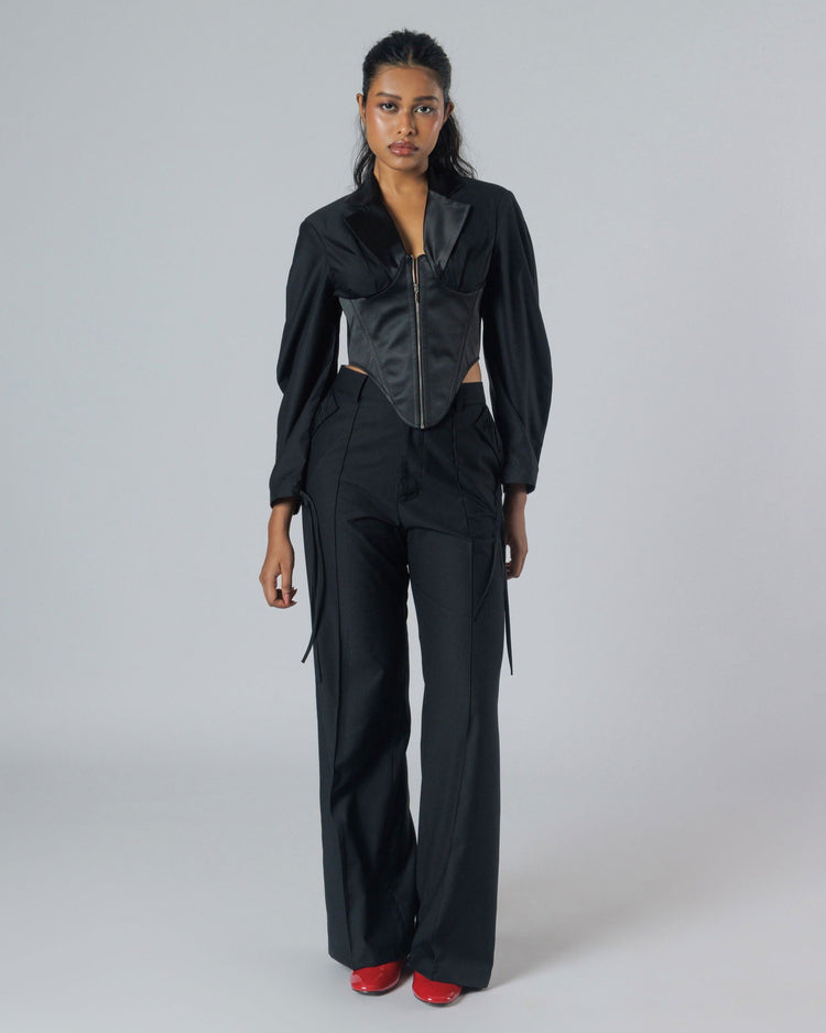 JAWDROP TUXEDO TOP - Polite Society