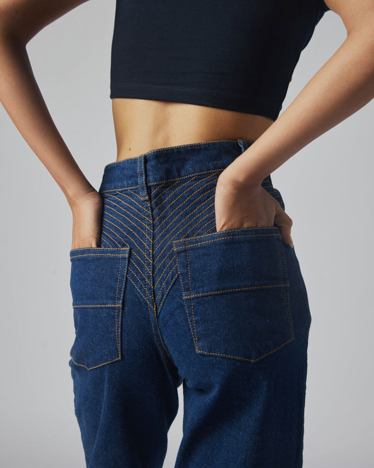 KNEE PATCH JEANS - Polite Society