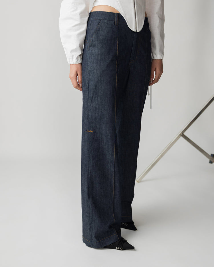 MIDWAIST DENIM PANTS