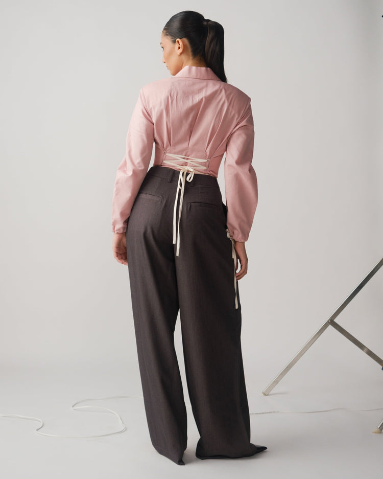 CORE PLEATED TROUSERS