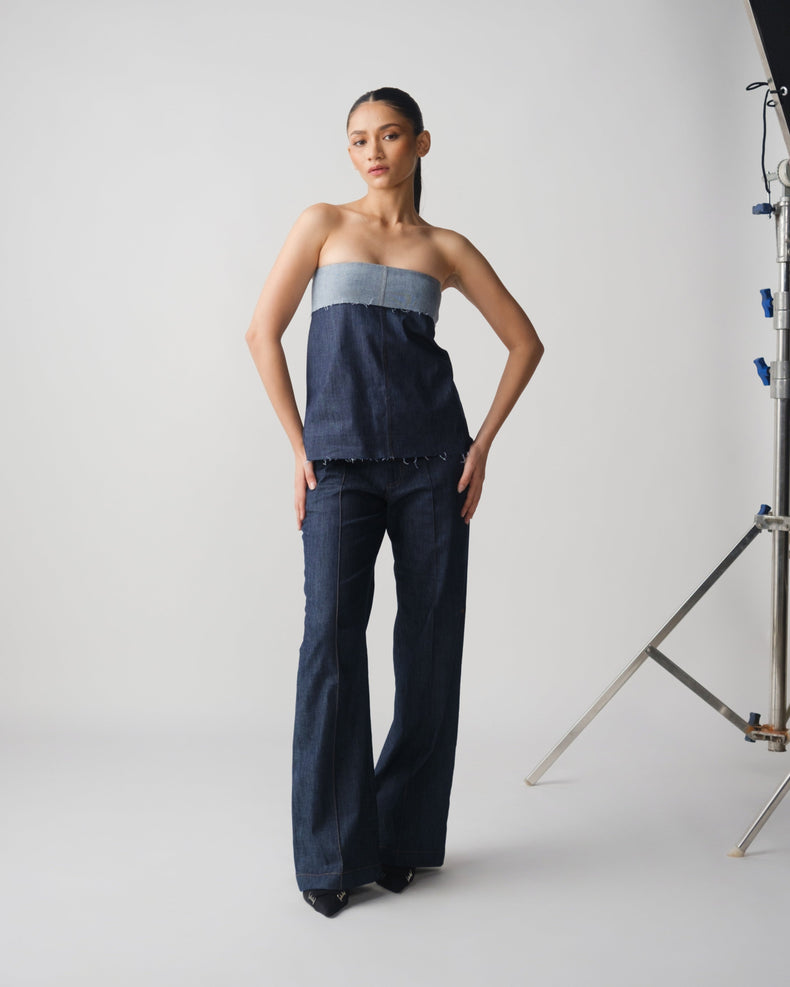 MIDWAIST DENIM PANTS