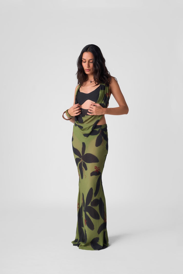 AMRITA SHEER SKIRT