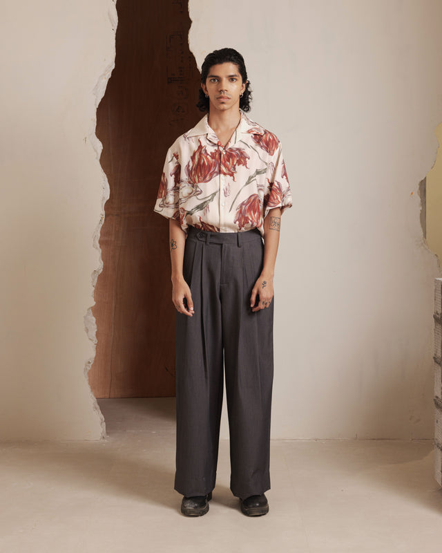 CORE PLEATED TROUSERS