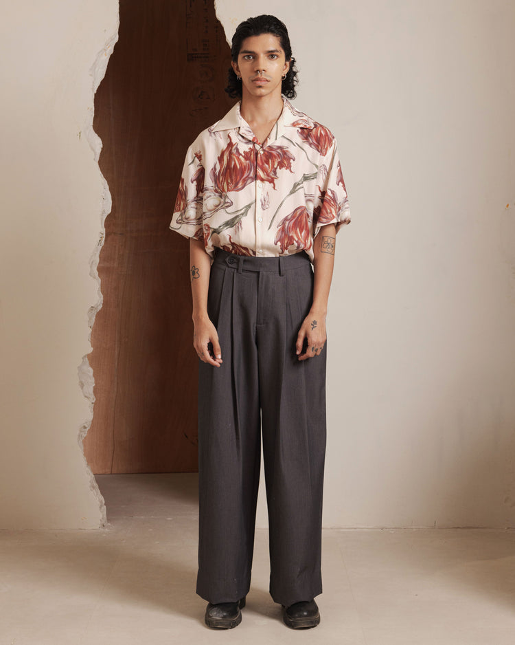 CORE PLEATED TROUSERS