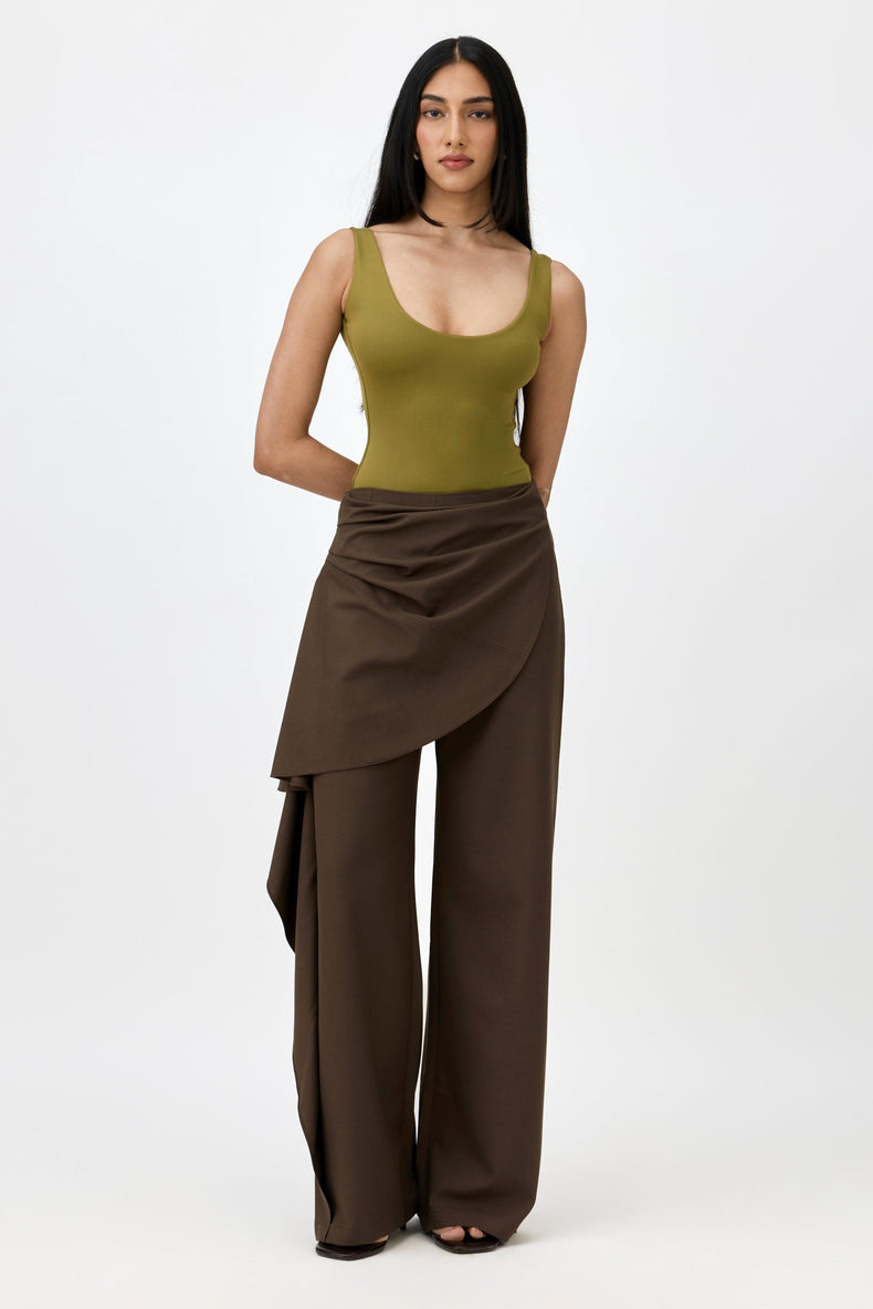 ELA PLUNGE NECK BODYSUIT