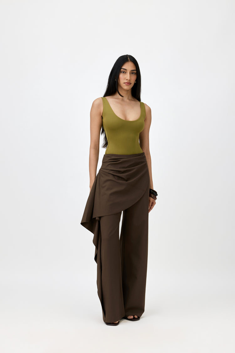 ELA PLUNGE NECK BODYSUIT