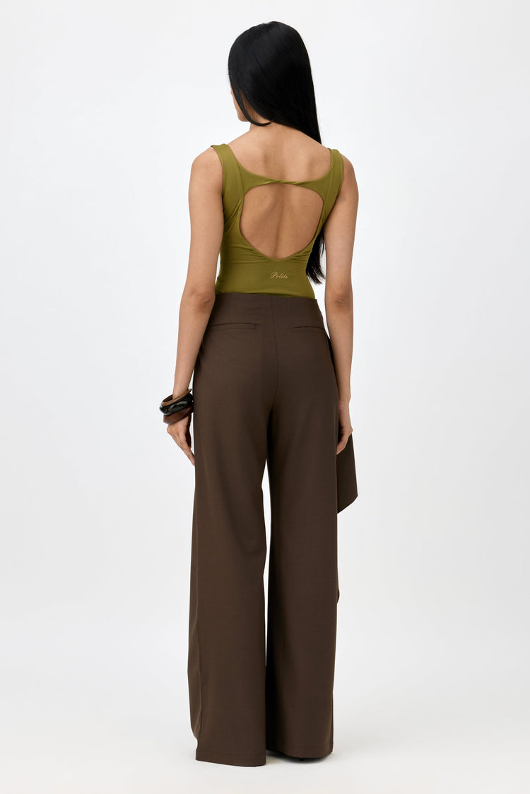 ELA PLUNGE NECK BODYSUIT