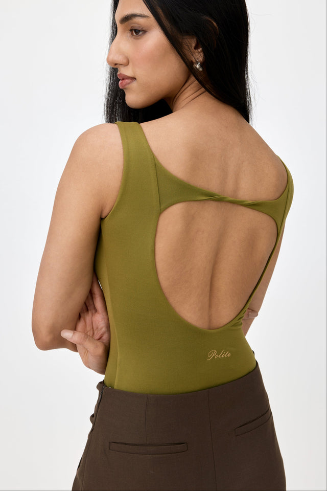 ELA PLUNGE NECK BODYSUIT