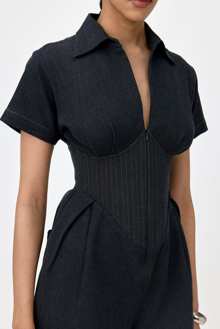 MEXI CORSET PLAYSUIT