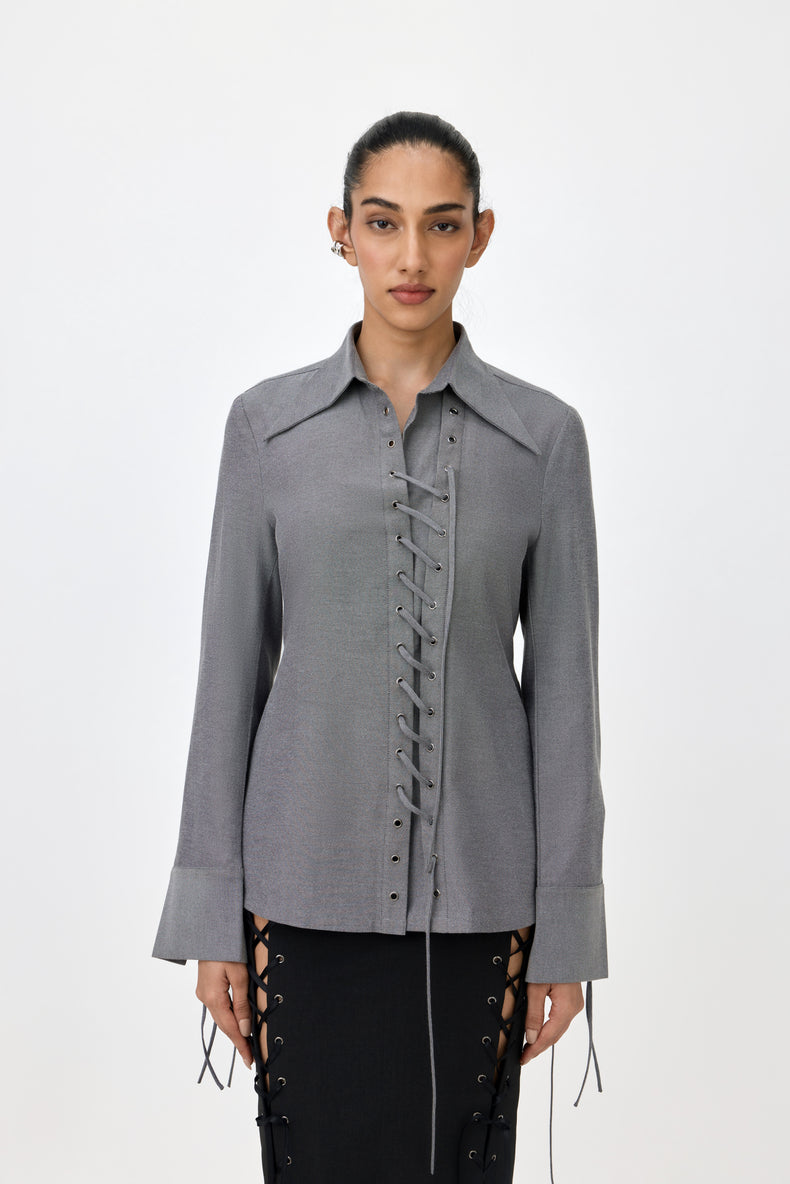 ROMY EYELET SHIRT