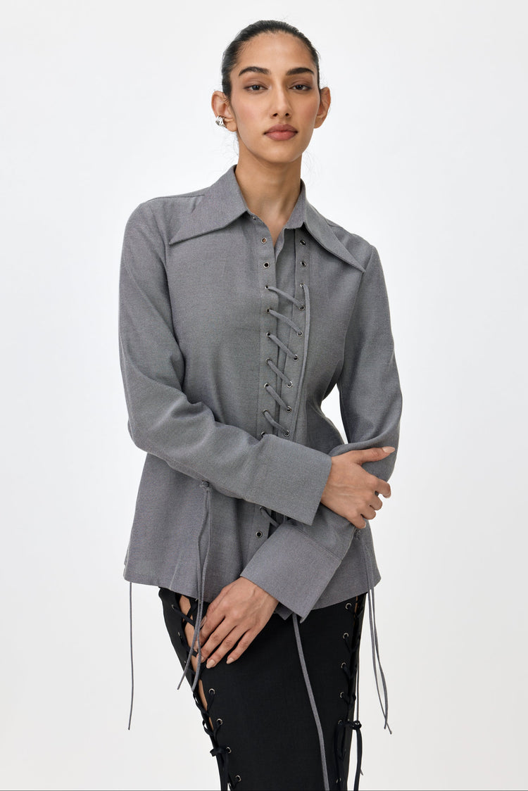 ROMY EYELET SHIRT