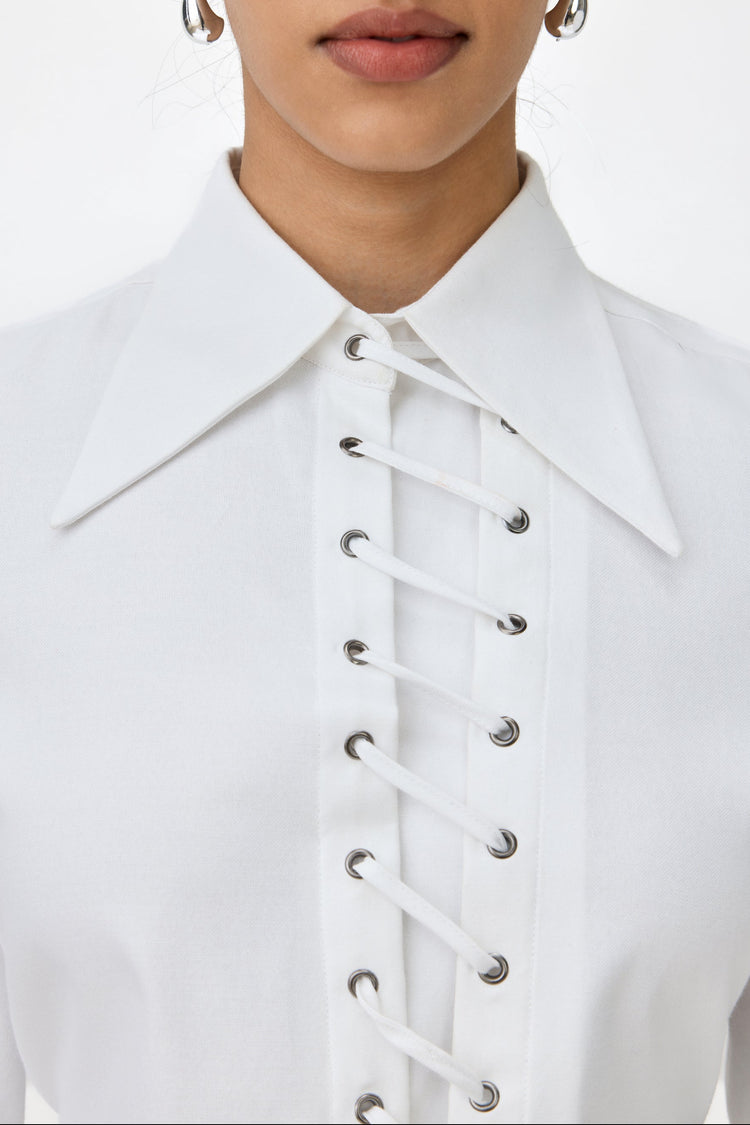 ROMY EYELET SHIRT