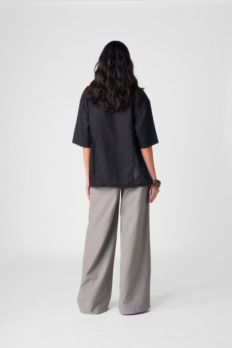 LACE DETAIL UNISEX SHIRT