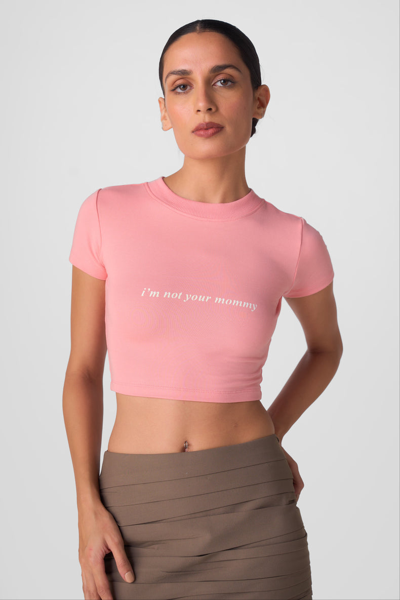 NOT YOUR MOM BABY TEE