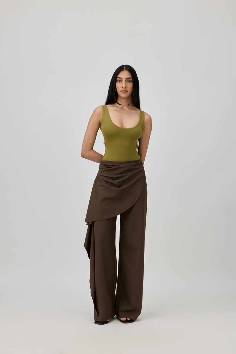 ELA PLUNGE NECK BODYSUIT