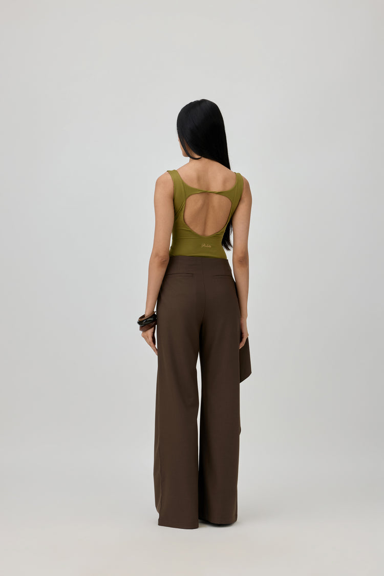 ELA PLUNGE NECK BODYSUIT
