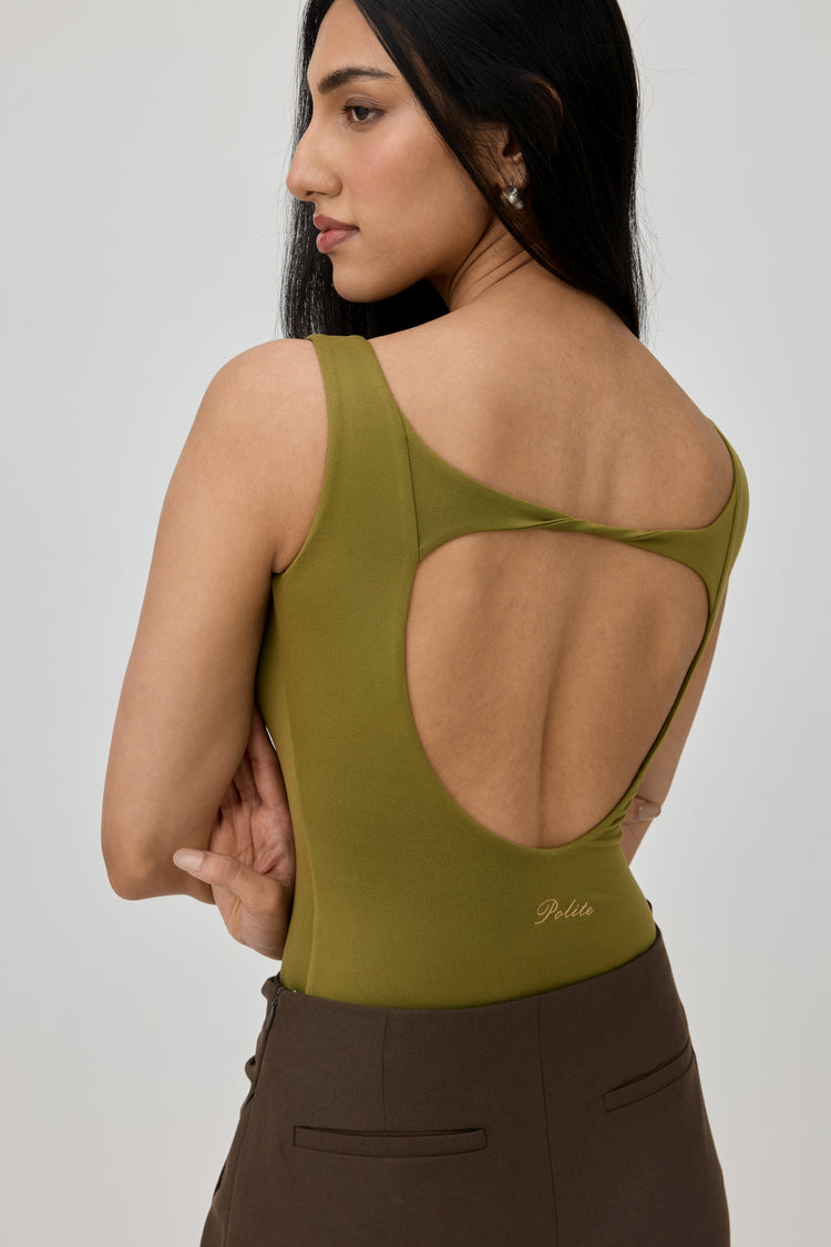 ELA PLUNGE NECK BODYSUIT