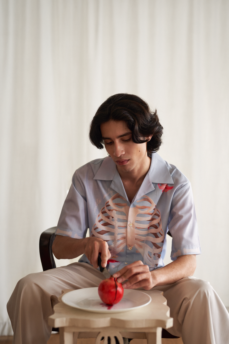 RIBCAGE BOWLING SHIRT - Polite Society