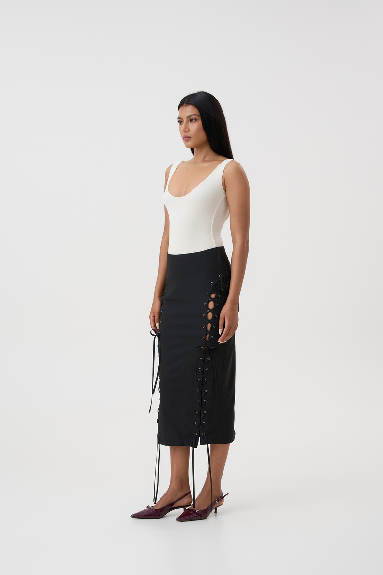 EIRENE EYELET SKIRT