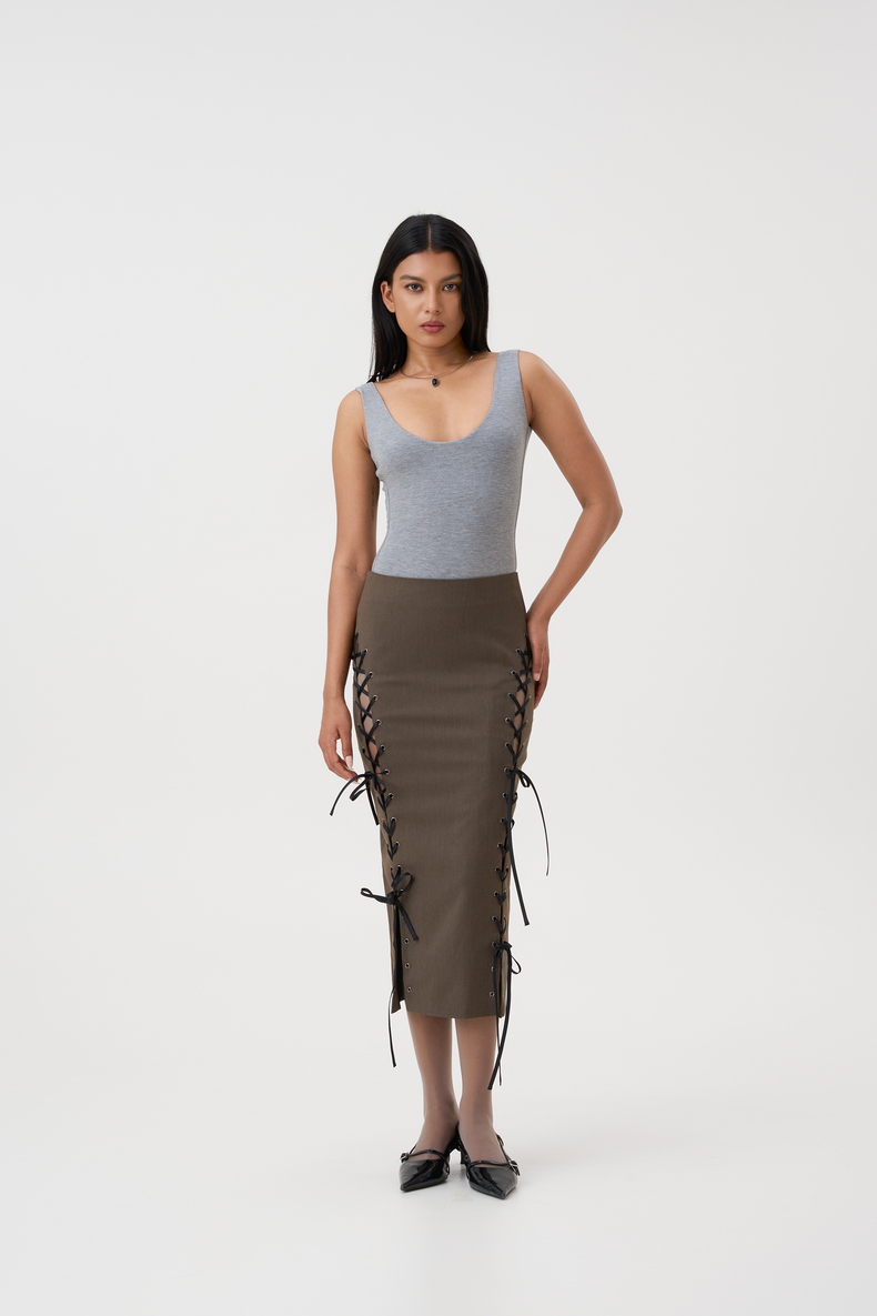 EIRENE EYELET SKIRT