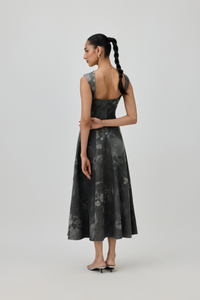GULNAR DENIM MAXI DRESS
