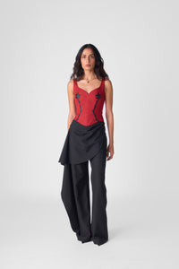 DRAPED TROUSERS
