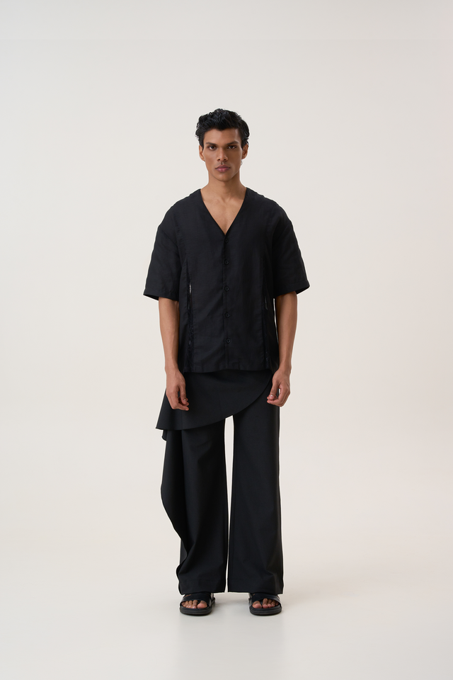 DRAPED TROUSERS