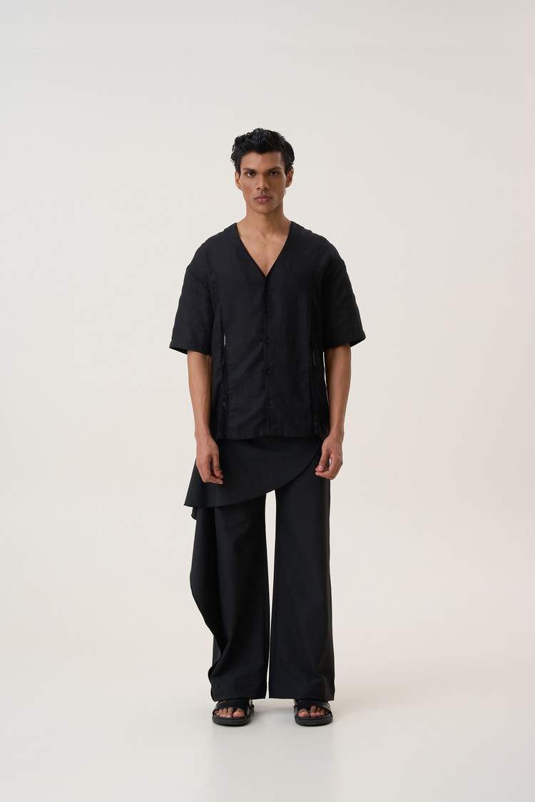 DRAPED TROUSERS