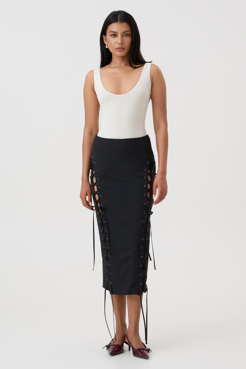 EIRENE EYELET SKIRT