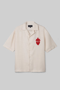 HAND APPLIQUE BOWLING SHIRT