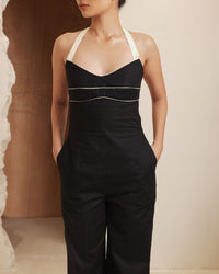 IRIS HALTERNECK JUMPSUIT