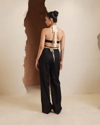 IRIS HALTERNECK JUMPSUIT