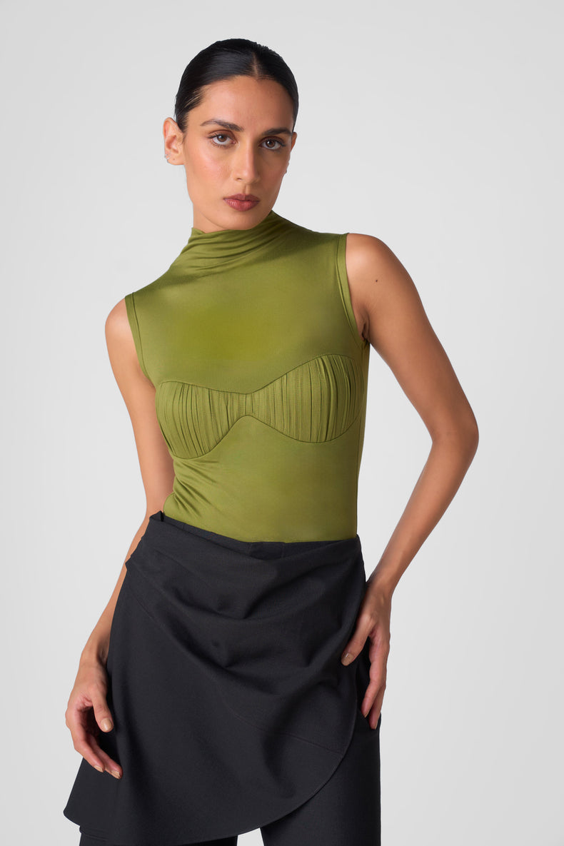 JAYNE RUCHED BODYSUIT