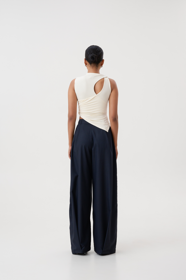 IRA PLEATED TROUSERS