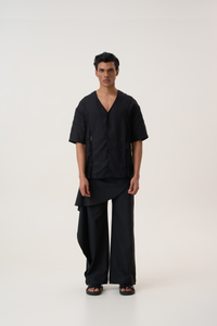 LACE DETAIL UNISEX SHIRT