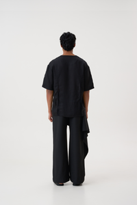 LACE DETAIL UNISEX SHIRT